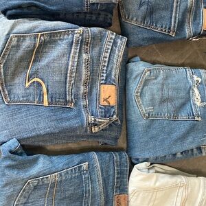 4 American eagle jeans lot